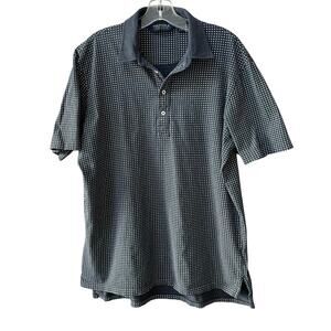 Ralph Lauren Polo Golf Knit Patterned Polo Shirt Mens Large Casual Preppy